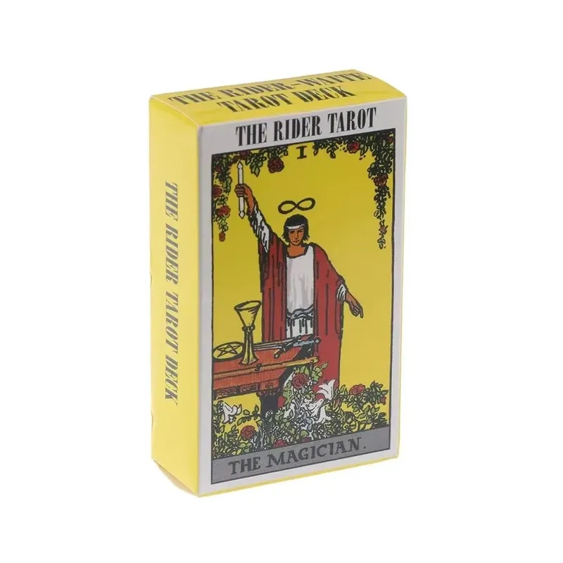Rider Waite Tarot Card Divination Personal Use Tarot Deck Full English Spanish Version Oracles Deck for Girl Board Playing Game