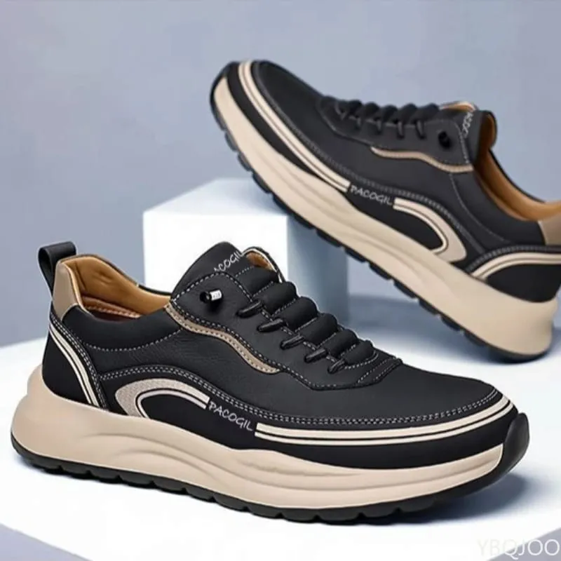 Large size summer new breathable wear-resistant men's shoes casual comfort sneakers men's fashion versatile thick soled shoes — image 5