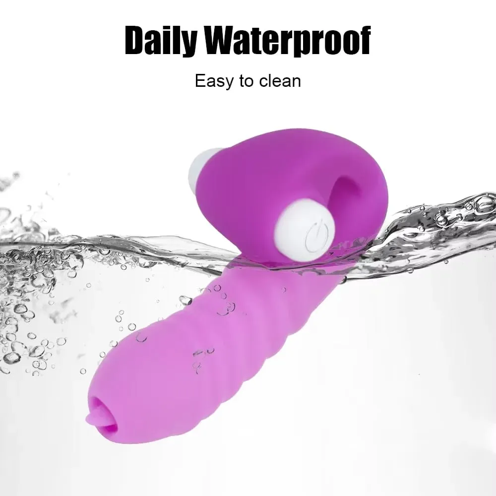 Finger Sleeve Vibrator Female Masturbator Clitoris Stimulate Tongue Licking Vagina Massager Erotic Sex Toys For Women Products — image 4
