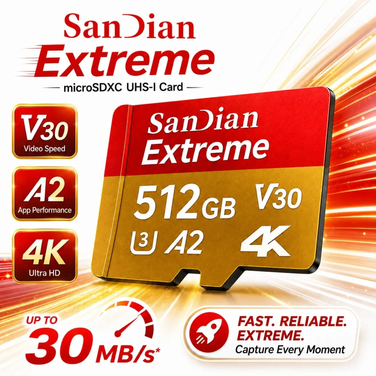 High-Speed Storge SD Card 128GB Original Micro TF Card 512GB Class 10 High Speed Transfer for Camera/PC/Phone — image 1