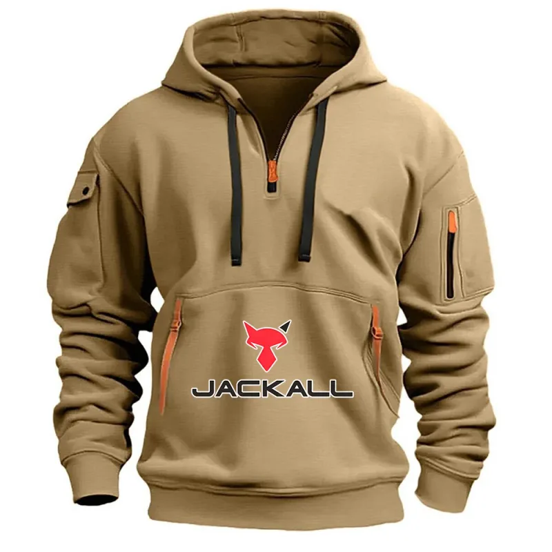 Jackall Lures Logo New Men's Keep Hoodies Streetwear Jacket Long Sleeve Sweatshirts Zipper Hooded Pullover — image 5
