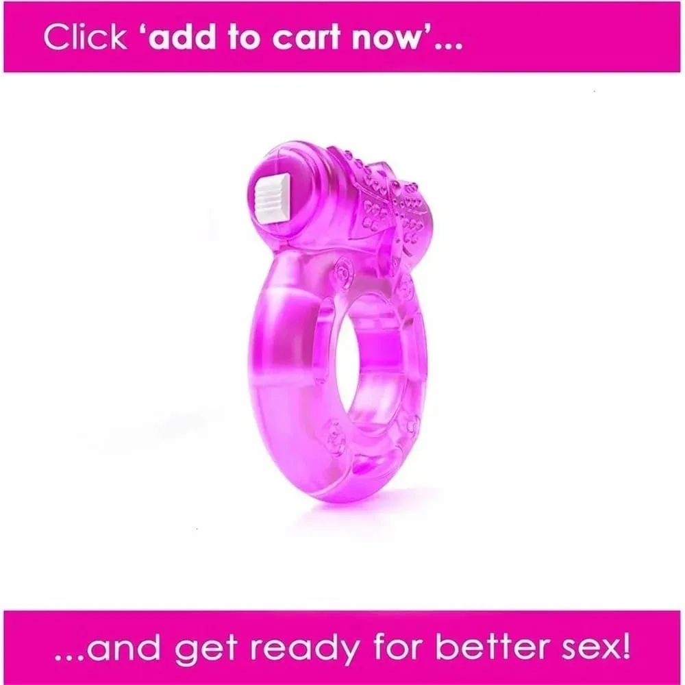 Penis Ring Vibrator Vibrating Cock Erect Rings Clitoral Stimulator Strong Penis Erection Enhance Sex Ability Sex Toys For Couple — image 5