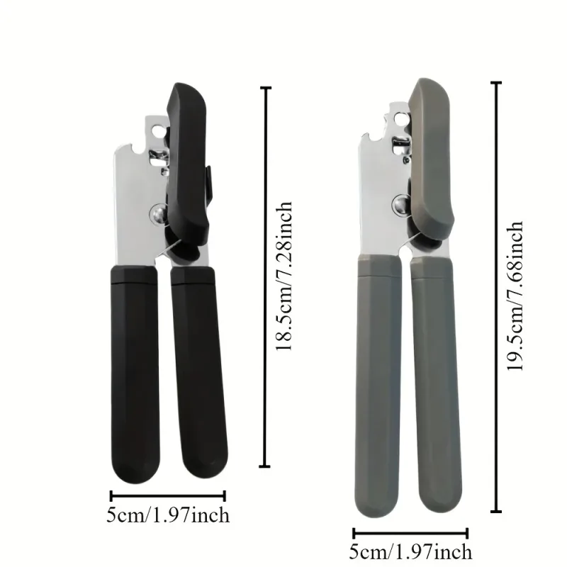 1pc Stainless Steel Multifunctional Professional Can Manual Can Opener Craft Beer Grip Can Opener Bottle Opener Kitchen Gadgets — image 6