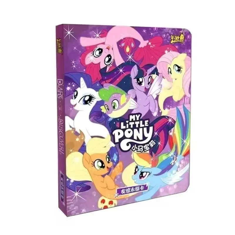Authentique My Little Pony Friendship Forever Moon 12 11 10 Series Cartes à collectionner Fluttershy Anime Marchandise Cadeaux