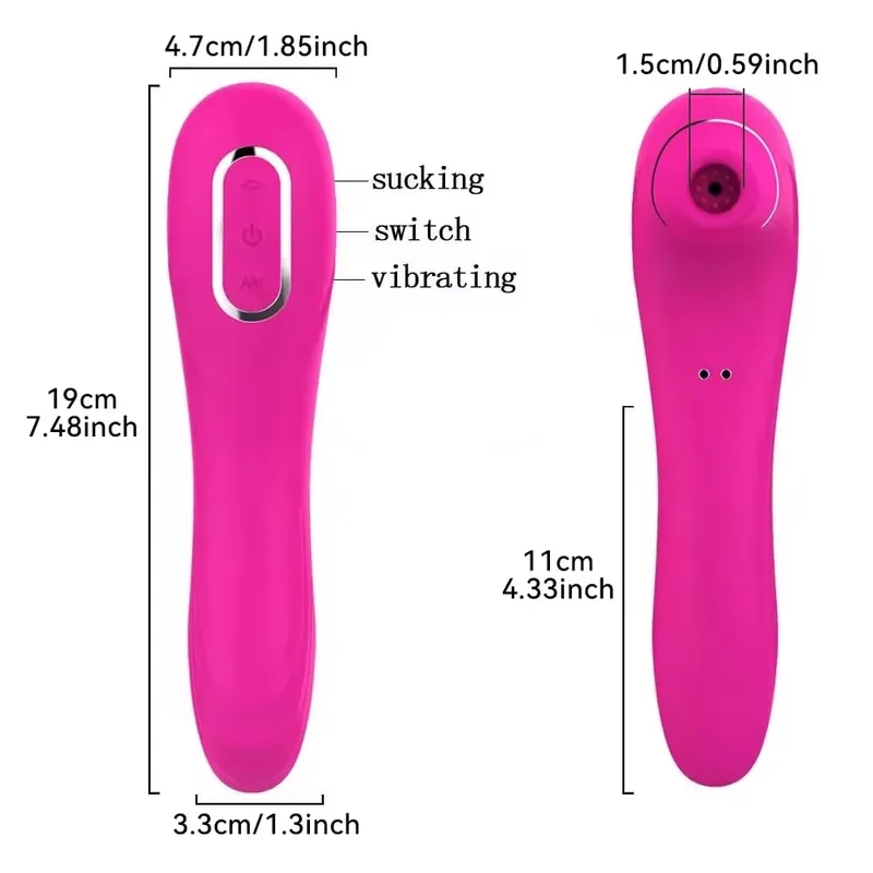 Clit Sucking Blowjob Vibrator For Women Clitoral Sucker Nipple Clitoris Stimulator Waterproof Vagina Shop For Adults Sex Toys — image 4
