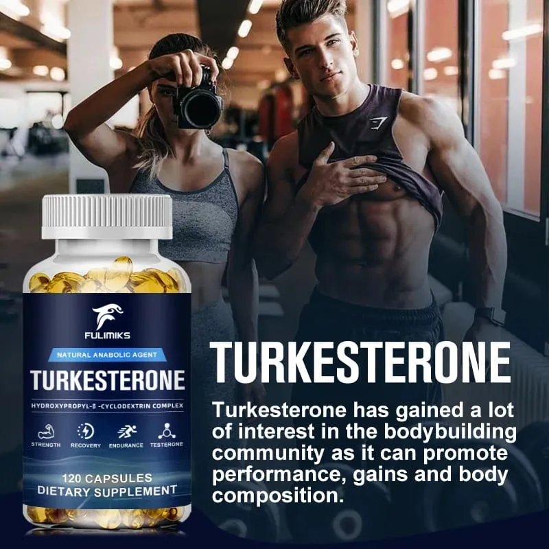 Turkesterone - Boost Energy Improve Endurance Support Energy and Muscle Health - Dietary Supplement - 120 Capsules