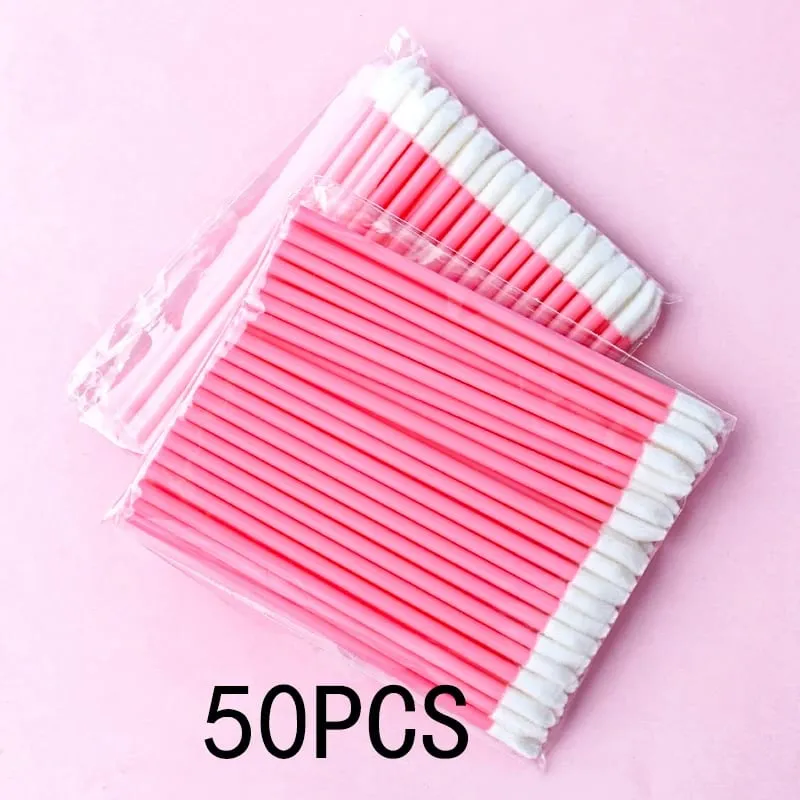 50/500/1000Pcs Wholesale Lip Brushes Makeup Brush Eyelashes Extension Lip Gloss Applicator Lipstick Wands Set Cosmetic Make Up — image 11