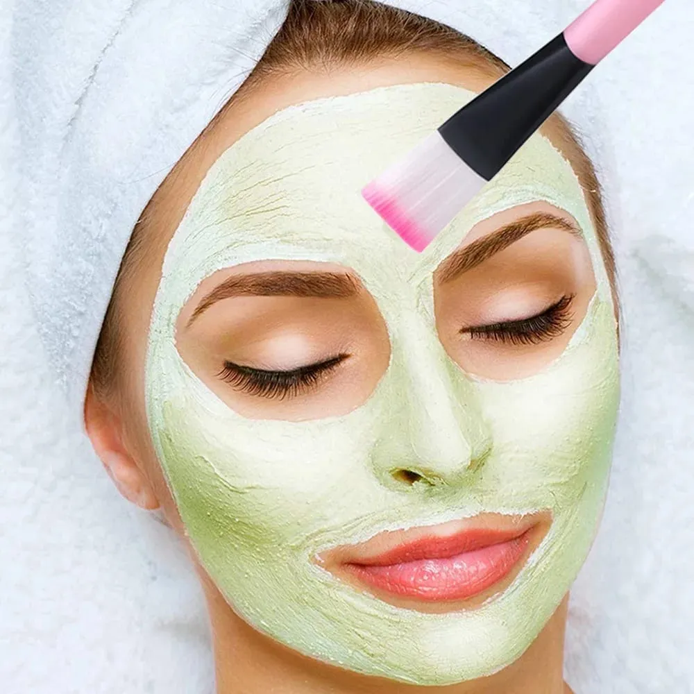 10PCS Facial Fan Mask Brushes Face Mask Applicator Tool Makeup Brushes For Esthetician Women DIY Facial Mask Cosmetic Tools — image 6