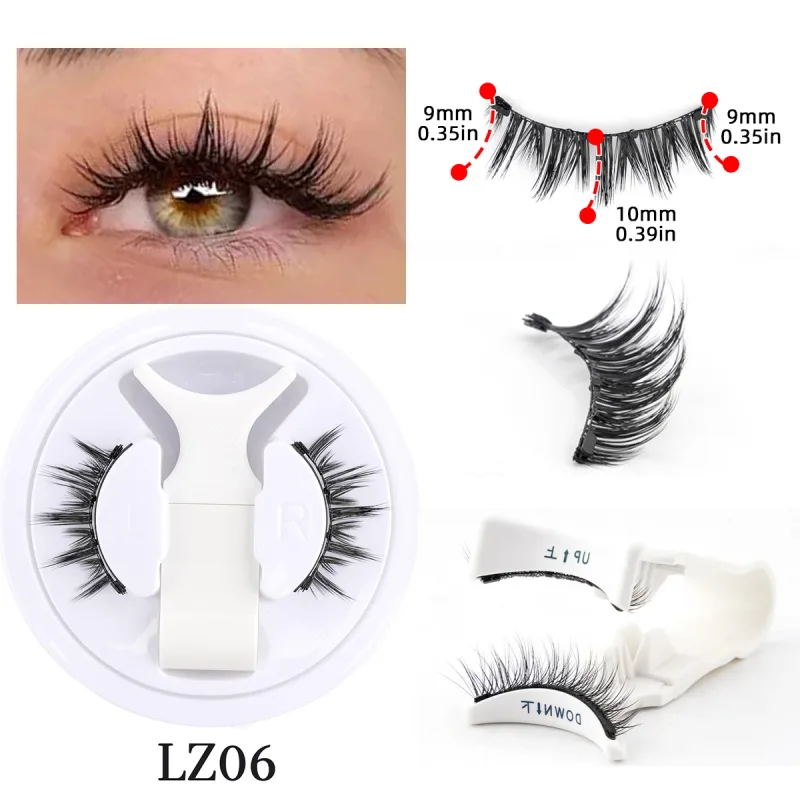 Magnetic Eyelashes No Glue Needed Reusable Natural Look 3D Faux Mink Lashes Easy Apply Magnetic Lashes Set for Eye Makeup Tool — image 14