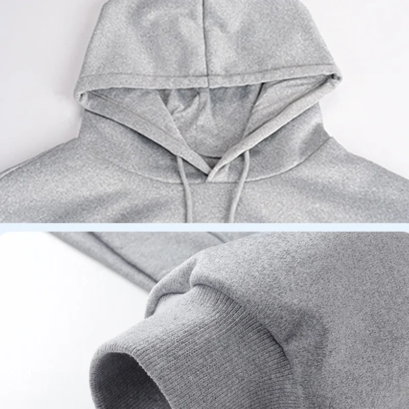 USB Heating Hoodie Men Hooded Heating Knitted Sweatshirt 17 Zones Electric Heated Hoodies Autumn Winter Warm Hoodies Male — image 4