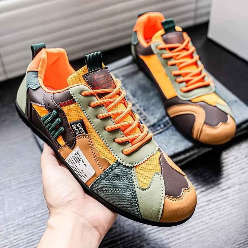Men's Trendy Black and Gray Color-Blocked Mesh Breathable Casual Sports Shoes Summer Thin Retro Forrest Gump Shoes Lightweight Soft-Soled Shock-Absorbing Non-Slip Versatile Wear-Resistant Men's Shoes — image 6
