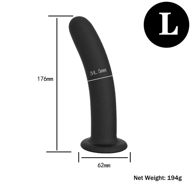 Plug anale butt plug 3 dimensioni plug anali allenamento semplici dildi con forte ventosa giocattoli del sesso anale per principianti e utenti avanzati — image 8