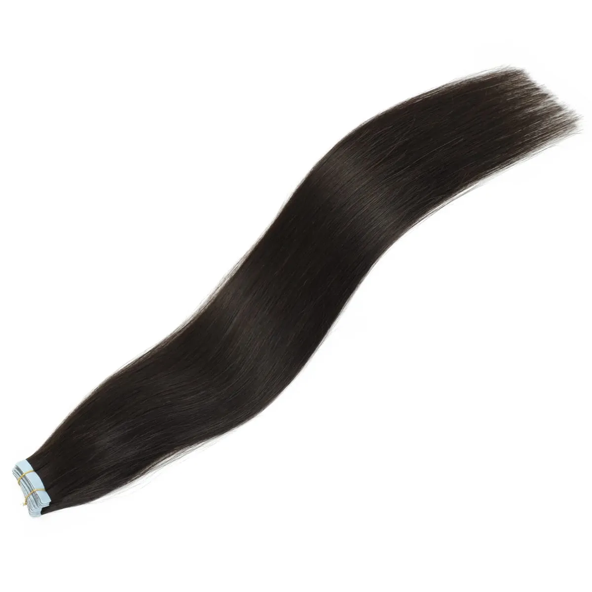 Invisible Tape-In Hair Extensions Straight Human Hair Seamless Invisible Skin Weft Design Smooth Soft Natural Texture No Frizz Easy To Wear — image 13