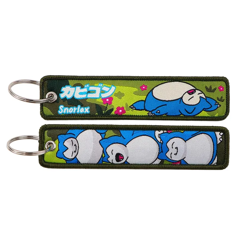 HOT Sale Pokémon Anime Monsters Keychain for Cars Backpack Key Holders Embroidery Keyrings Key Tag Jet Tag Accessories Gif 1pcts — image 8