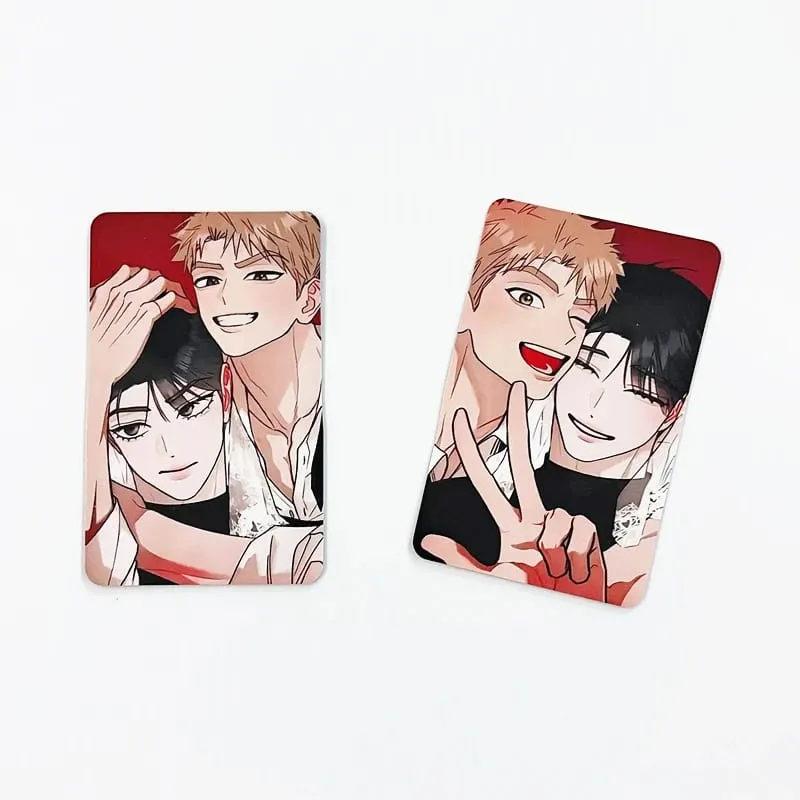 Red Thread Quest Hongsil BL Manhwa Photocards 4PCS Korean Manga Lomo Cards Cute Collection Souvenir for Anime Fans — image 5