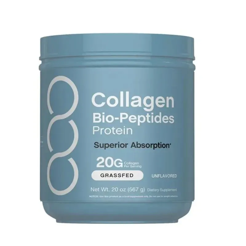 Kollagenbiopeptider proteinpulver med gräsmatad nötkreatur för hud Hår Nagelled Ben & muskelstöd Vuxna 567 gram