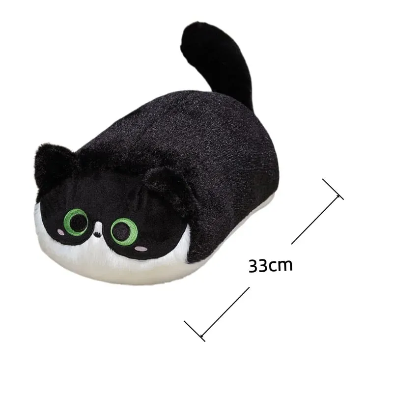 33cm Cat Plush Cushion Adorably Cat Stuffed Pillow Kawaii Throw Pillow Home Decor Toys Soft Sofa Cushion Creative Birthday Gift