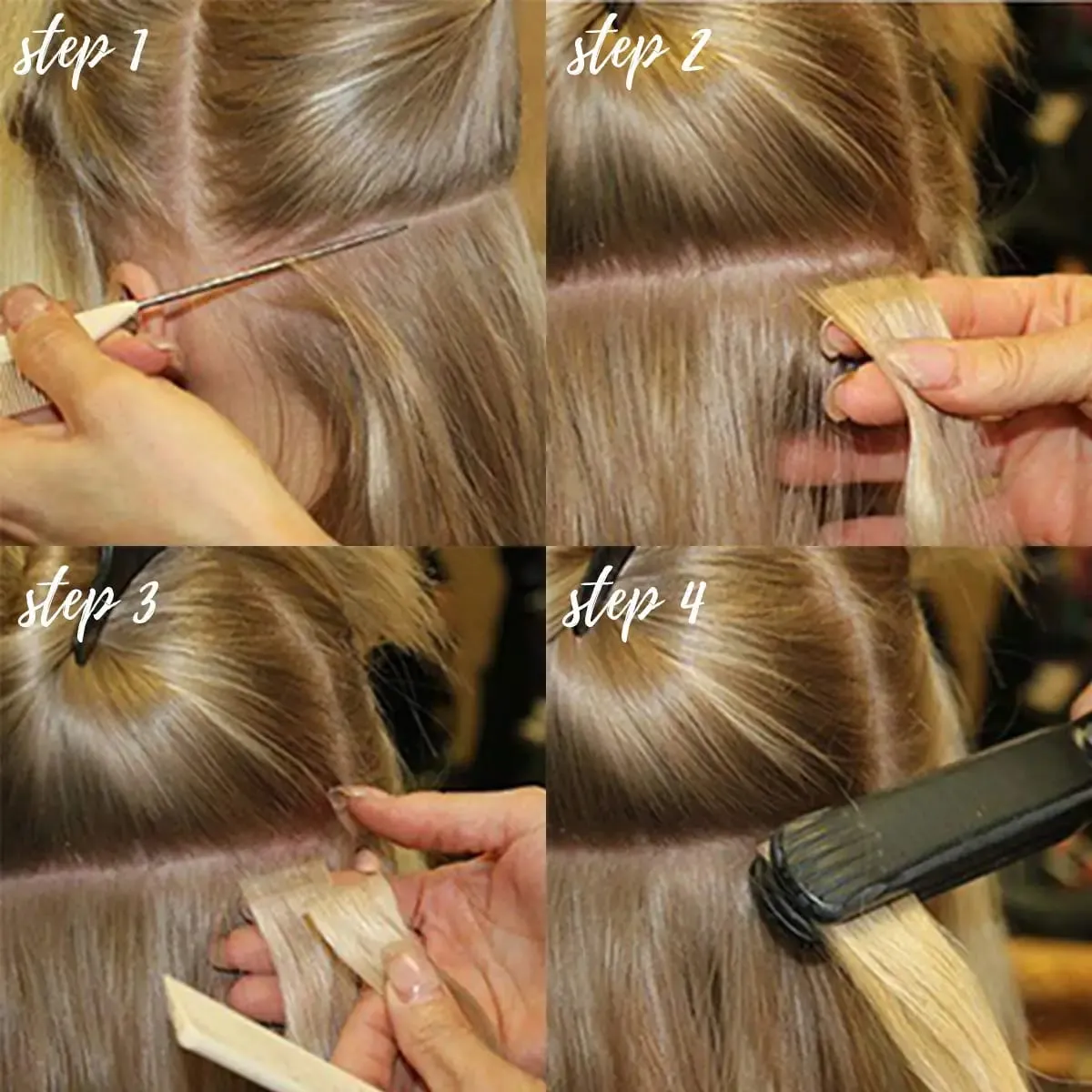 26Inch 10pcs Synthetic Tape In Straight Hair Extensions Seamless Invisible Adhesive Mixed Colord Tape In Hair Extensions For Eve — image 6
