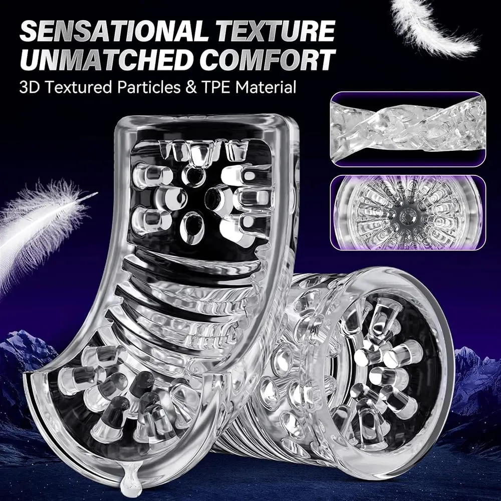 Telescopic Rotation Automatic Male Masturbator Cup Blowjob Sex Machine Thrusting Sex Toys for Men Pocket Pussy Vacuum Penis Pump — image 3