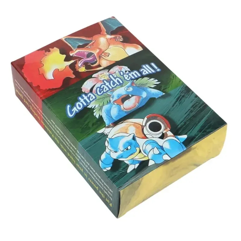 151Pcs/Box 1996 first generation Pokémon card rare Charizard Pikachu Mewtwo Blastoise Collecting card toys english version