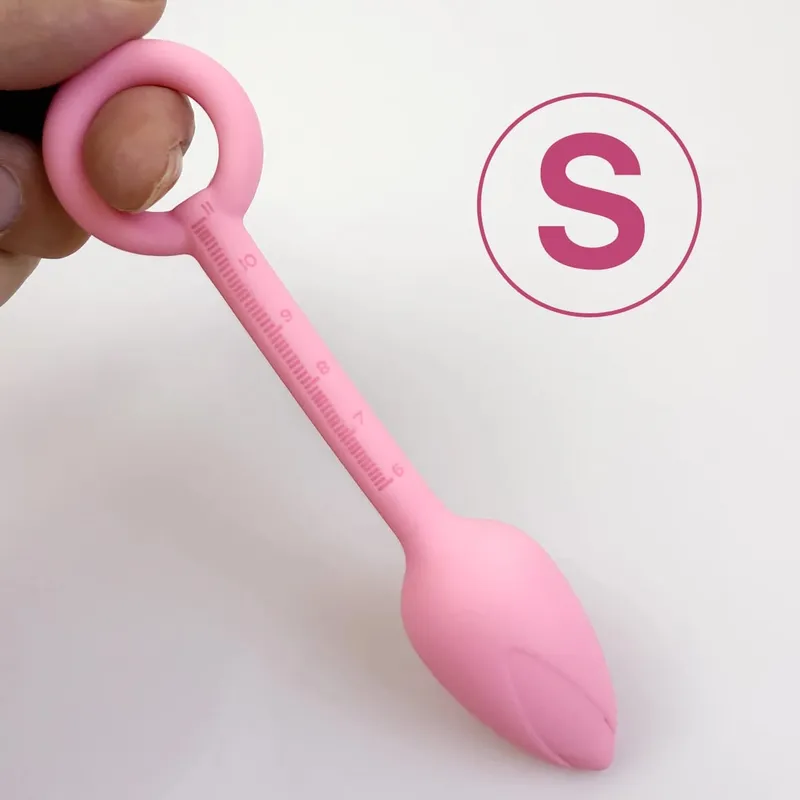 Pull Ring Flower Bud Anal Plug Pink Butt Plug Silicone Vagina Ball Size Scale G-Spot Massage Soft Gel Plug for Anus Adult Sex To — image 9