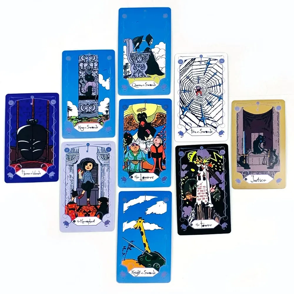 New Tarot Cards A 78 Pcs Tarot Deck The Key That Opens The Door To The Coraline World Great For Meditation & Party Games — image 4