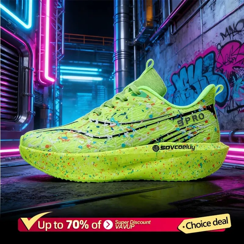 Marathon Men Running Shoes Carbon Board Speciality Sports Breathable Lightweight Women's Comfortable Chunta Athletic Sneakers — image 5