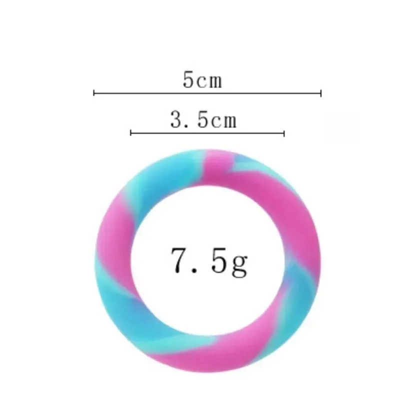 S/M/L Penis Cock Ring Sex Toys For Men Delay Ejaculation Erection Scrotum Semen Lock Binding High Elasticity Time Lasting ring — image 8