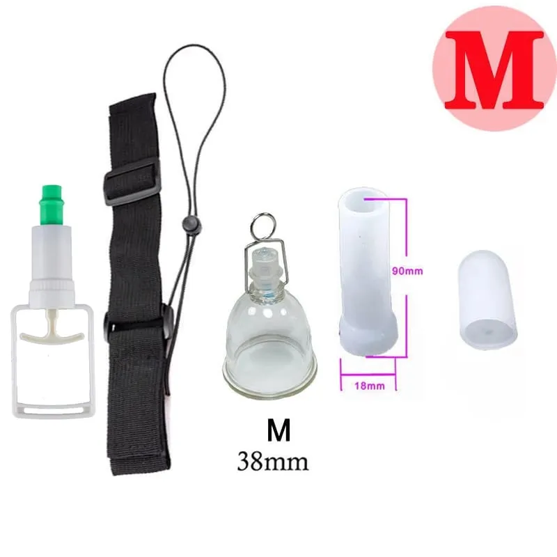 Penis Pump Enlargement Extender Vacuum Cup Hanger Trainer Dick Enlarger Erection Enhancer Bigger Growth Adult Sex Toys for Men