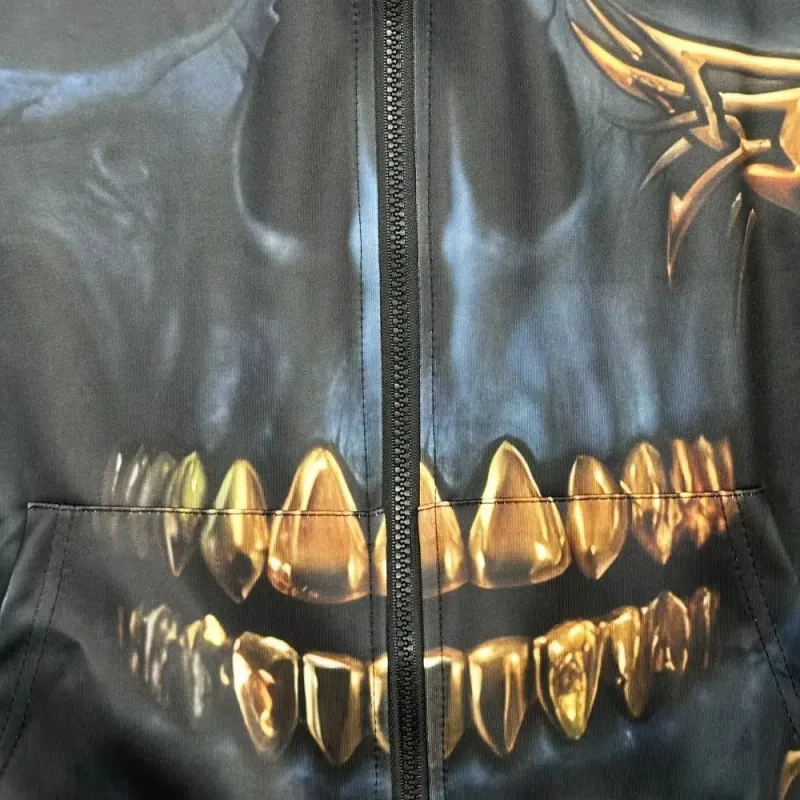 Spring and Autumn Men's Hoodie Sweatshirt 3D Digital Print Tiger Series Zip up Hoodies Fashion Personalized Sweatshirt for Men — image 3