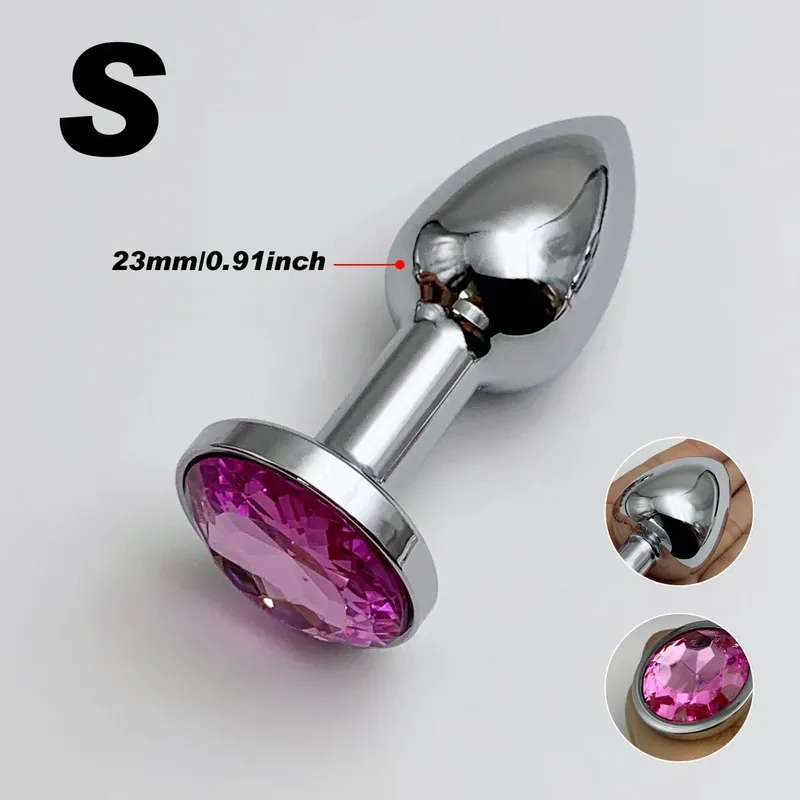 Anal plugs size 5 options metal butt plugs anal stimulation sex toys Prostate massage beginner to expert G-spot massage — image 8