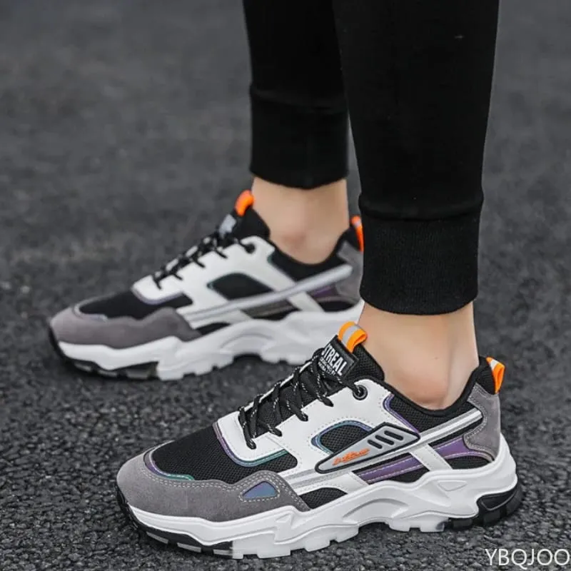 Versatile sports shoes new spring autumn breathable running shoes thick soled shoes fashionable casual comfortable men's shoes — image 6