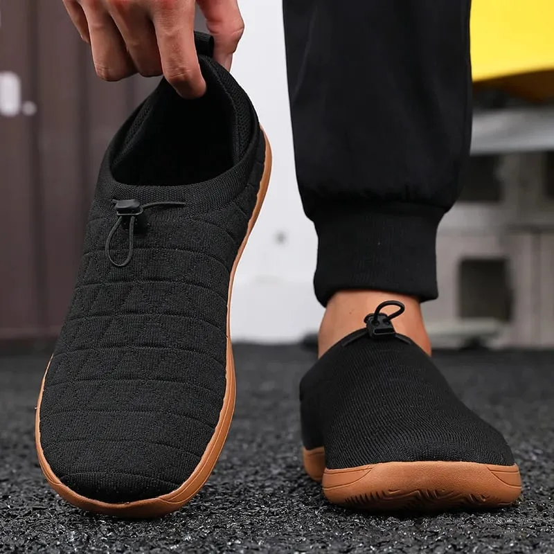 Minimalist and Unisex Wide Mesh Shoes for Comfortable Walking and Casual Outdoor Activities with Soft Soles Suitable for Travel