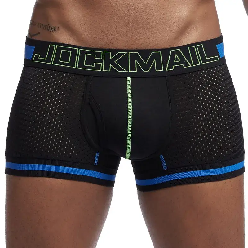 Man Underpants Boxershorts Mesh Nylon Men Boxers Male Breathable Underwear Men’s Panties Boxer Quick Dry Sports Fitness — image 15