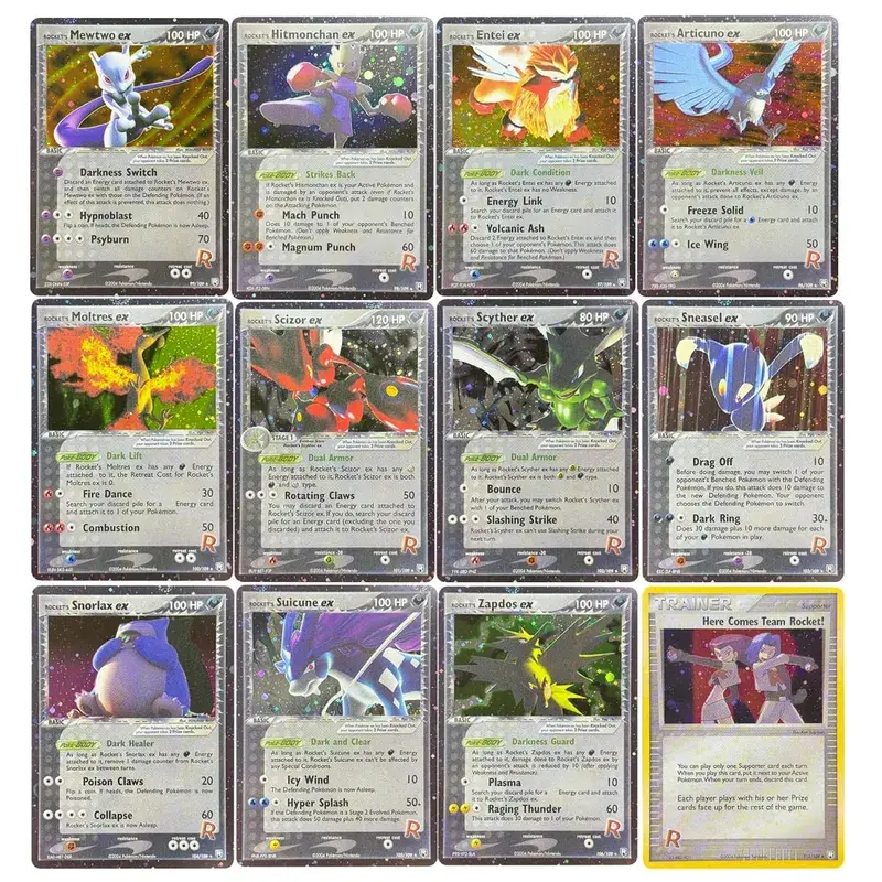 Proxy Cards Team Rocket Returns (TR) Rocket’s Moltres Rocket’s Sneasel Treecko Star Dark Ampharos Azumarill Mudkip Star