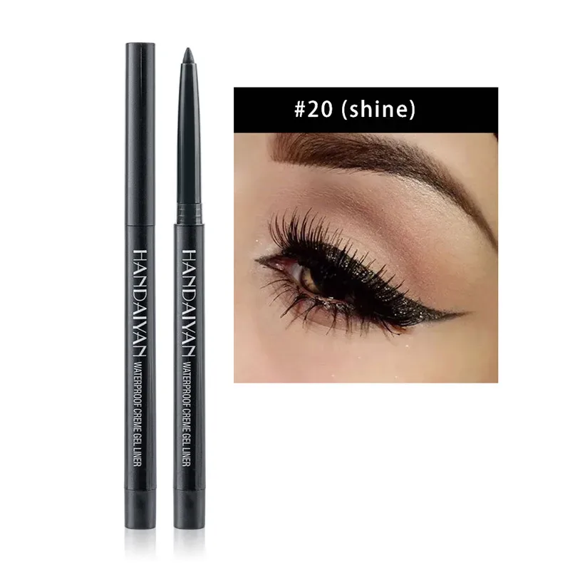 20 Colors Matte Eyeliner Waterproof Long Lasting Gel Liner Easy To Use Rotatable Eyeliner Colorful Eye Liner Eyes Makeup Tools