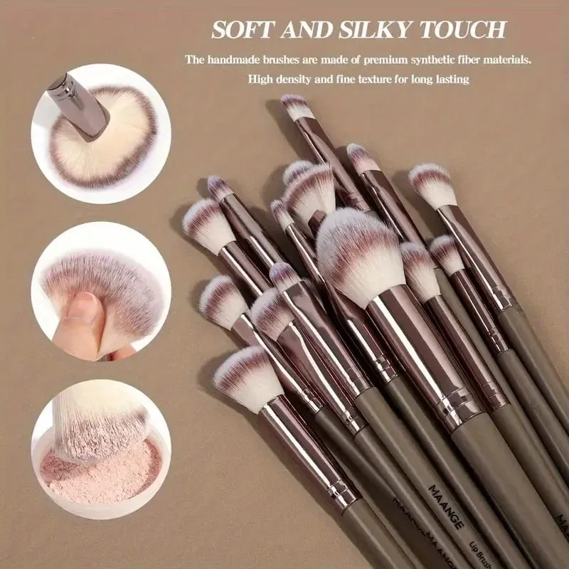 Valentine's Day Makeup Brush Set Multifunctional Face Eye Blush Powder Contour Foundation Tool Kit Full Set of Makeup Brushes