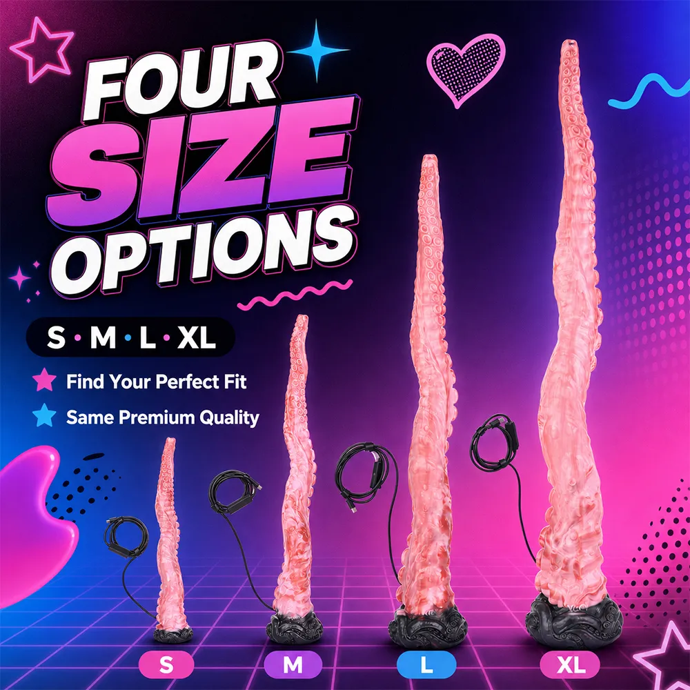 Anal Dilator Endoscope Camera Speculum 101cm Extreme Tentacle Dildo Silicone Butt Plug Training Anus Expansion 18+ Sex Toys