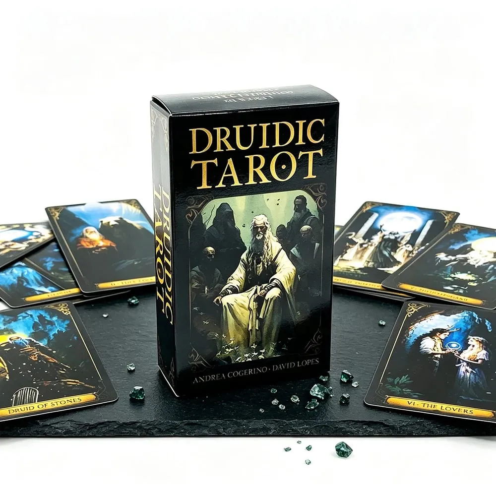 Cards 78 Cards Fortune Telling Mysterious Divination Board Game Cards Game Spiritual Supplies for Tarot Collectors — image 2