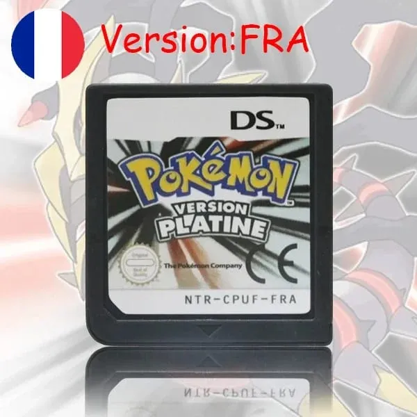 Pokemon Series DS Game Cartridge Diamond Platinum Pearl HeartGold SoulSilver Black White Multilingual for NDS/2DS