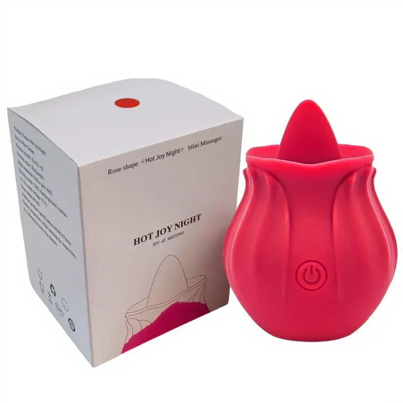 Rose Shape Vagina Sucking Vibrator Intimate Good Nipple Sucker Oral Licking Clitoris Stimulation Powerful Sex Toys for Women — image 9