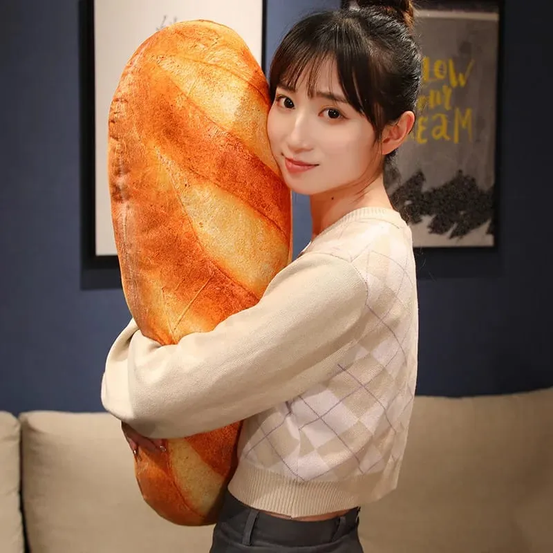 20-50 CM Pane Gigante Peluche Cuscino Lungo Giocattolo Morbido Divertente Simulazione Giocattolo Alimentare Cuscino Creativo Regalo Di Compleanno Regalo Di Natale
