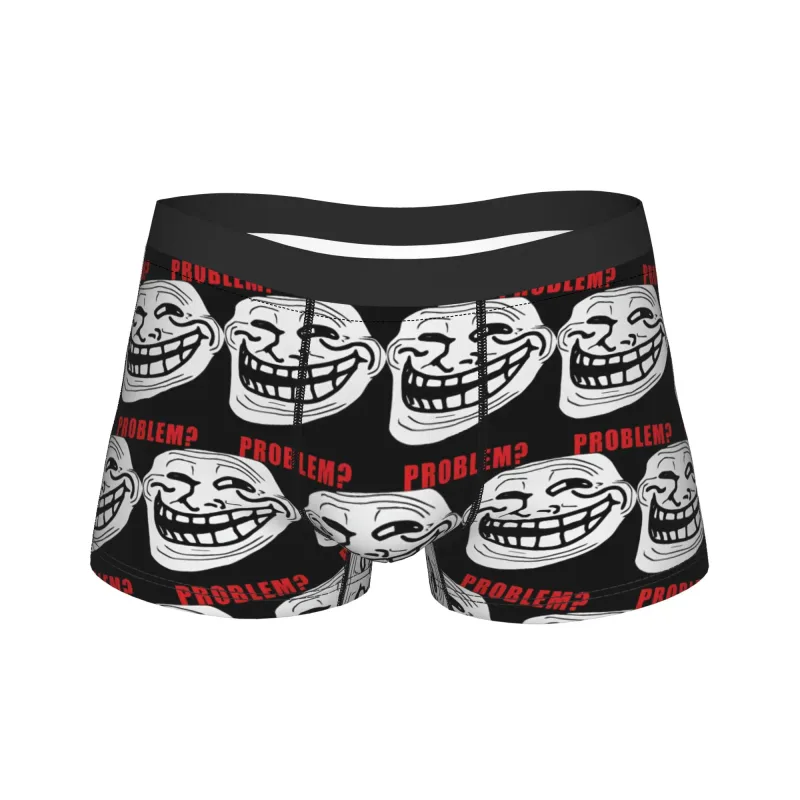 Rage Comic Trollfac Trunk Funny Anime Pouch Underwear Hot Sale Corak Boxer Brief Selesa Lelaki Seluar Dalam Plus Saiz — image 17