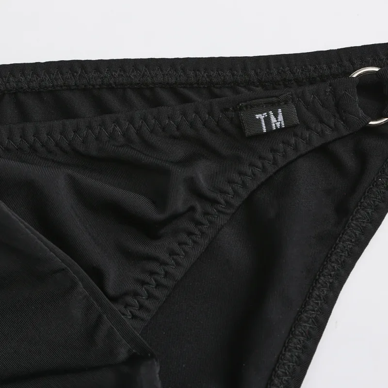 Men's Half-covered Butt Briefs Bulge Pouch Comfortable Underwear Gay Lingerie Sexy U Convex Belt Loop Low Waist Underwear