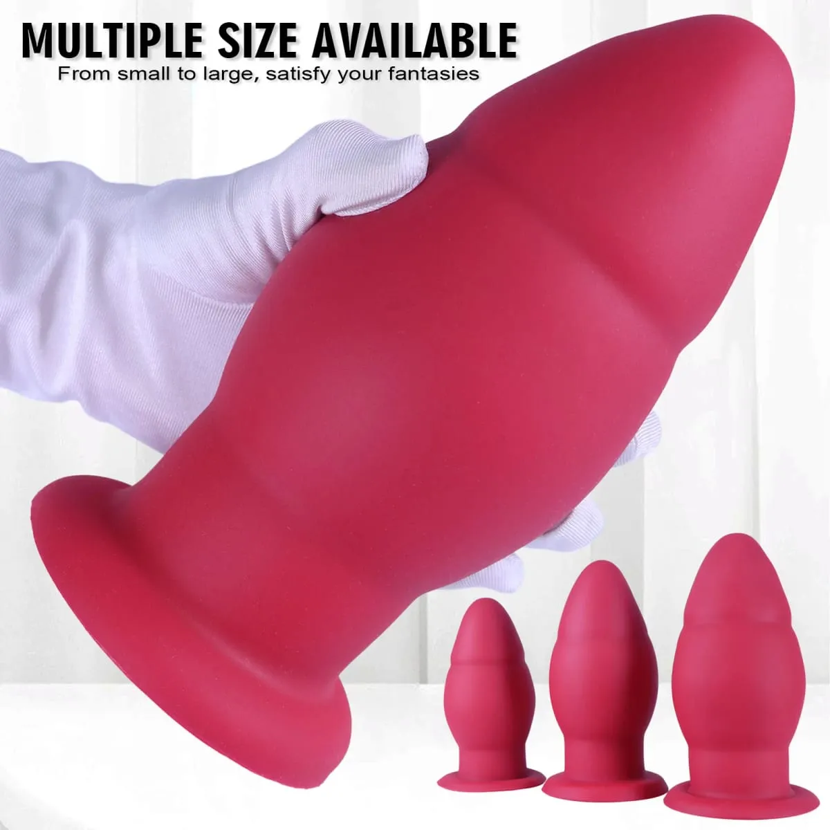 Big Silicone Anal Plug Oversize Dragon Egg Anal Expansion Butt Plug Masturbator Male and Female Erotic Sex Toys — image 2