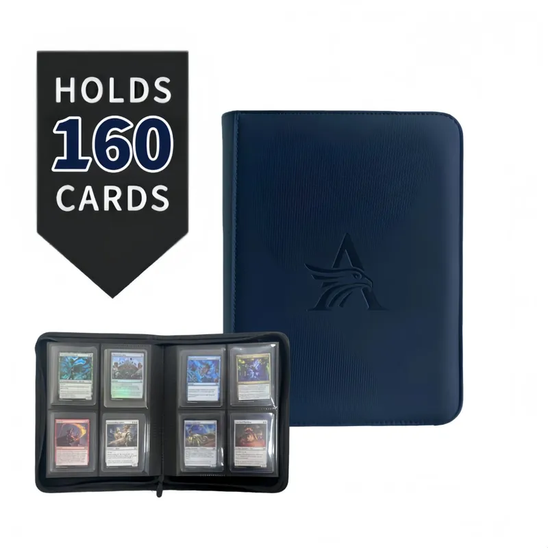 TopLoader 4-Pocket Card Binder (160 Cards) – Black/ Industrial-strength storage for TCG & sports cards. Collector's dream — image 8