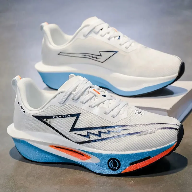 Men Running Shoes Carbon Board Speciality Marathon Athletic Nonskid Sneakers Sports Breathable Lightweight Women's Comfortable — image 12