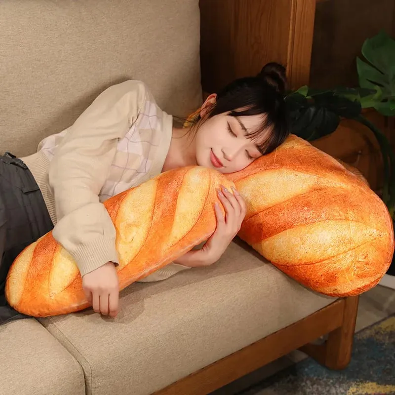 20-50 CM Pane Gigante Peluche Cuscino Lungo Giocattolo Morbido Divertente Simulazione Giocattolo Alimentare Cuscino Creativo Regalo Di Compleanno Regalo Di Natale