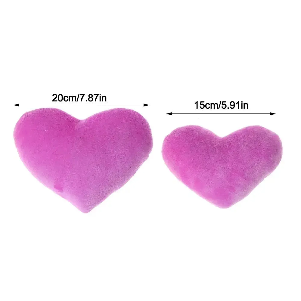 Pink Color Home Decorative Valentines Day Heart Pillow Soft Pillow Pillow Heart Shape
