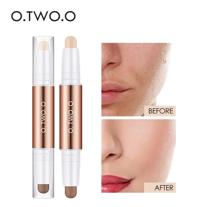 O.TW O.O-Juego de Maquillaje facial, base, crema, corrector, hidratante, suave, impermeable, cobertura completa, Maquillaje facial de larga duración